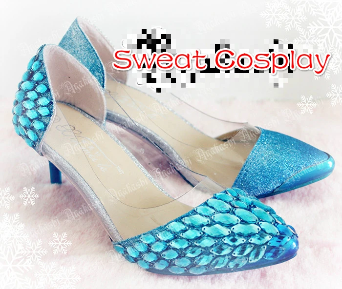 

Snow Queen Elsa Princess Shoes Cosplay Shoes