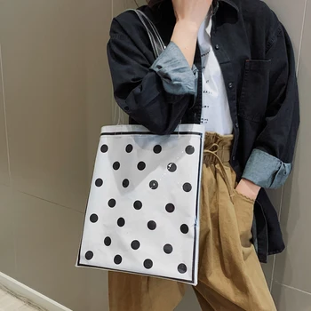

Bags for women handbag designer Transparent package 2020 new wild girl wave point fashion shoulder bag jelly bag