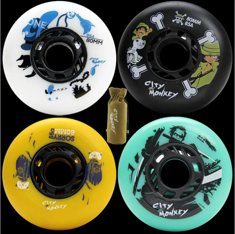 مدينة قرد تعرج/أحذية التزلج عجلات الكبح seba الزلاجات عجلات powerslide جودة عالية الأسطوانة