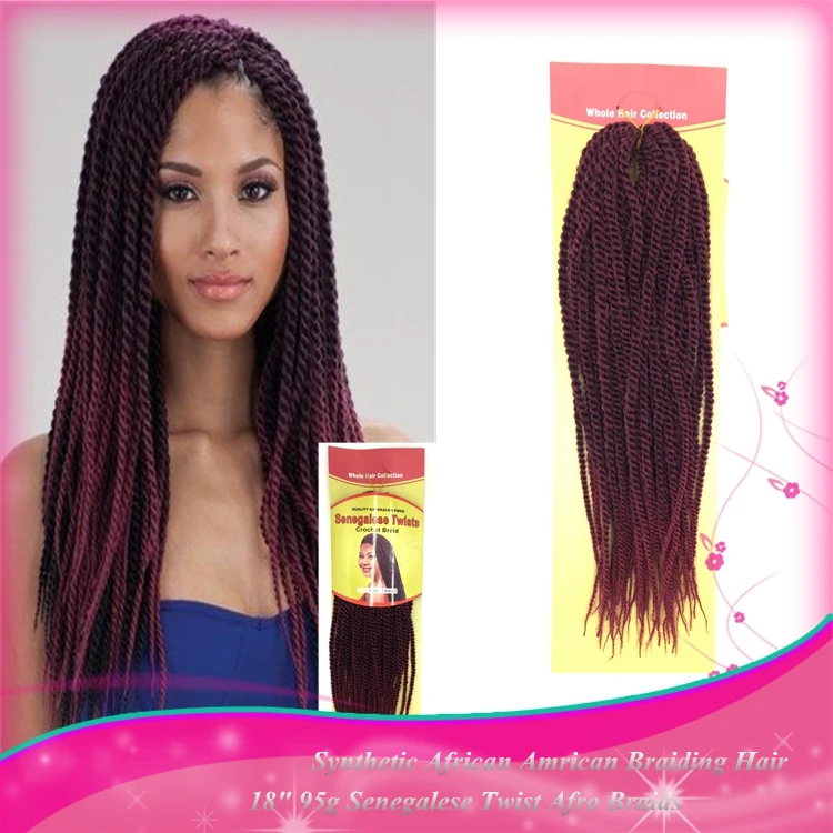 Good Quality 1pc Synthetic Long Curly Senegalese Twist Braiding