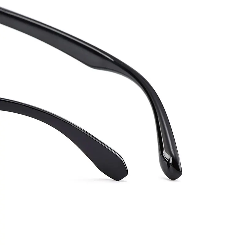 Gmei Optical Brand Designer Square Black Men's Eyeglasses Frames Ultralight Plastic TR90 Full Rim Women's Glasses Frame H8014