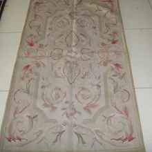 3'x5' Aubusson плетеные коврики ковры ручной работы- Новая Зеландия шерсть 91X152 см