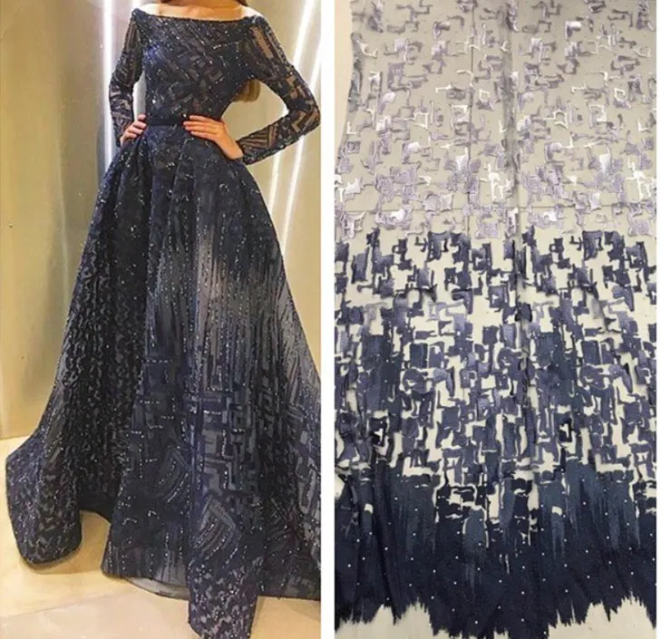 

Hot selling net tulle lace new arrival african lace fabric stones french nigerian fabric for fashion