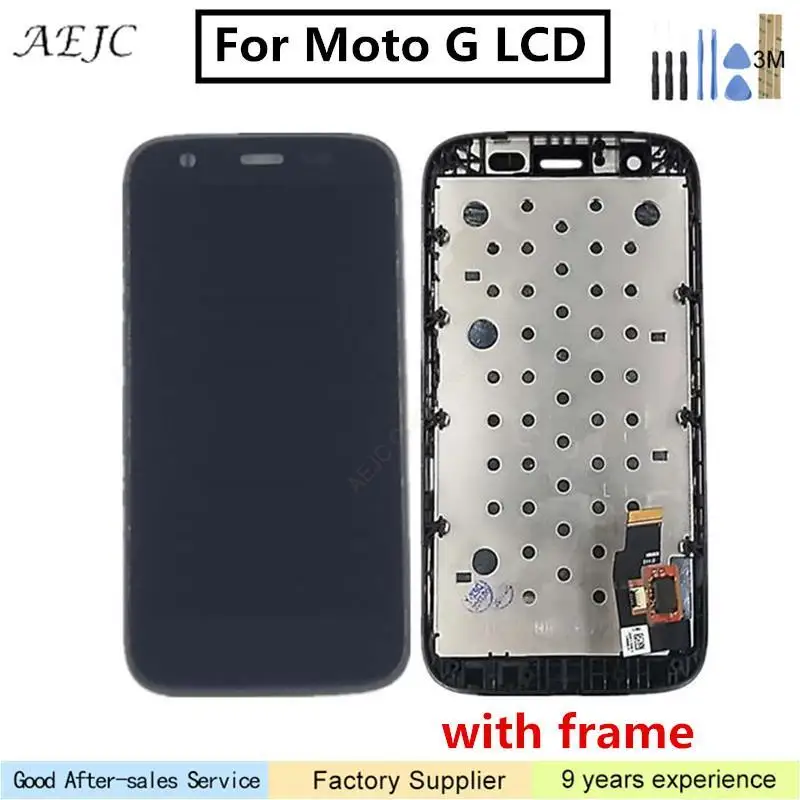 

4.3" For Motorola MOTO G XT1032 XT1033 XT1028 XT1039 XT1045 LCD Display Touch Screen Digitizer with Bezel Frame Assembly