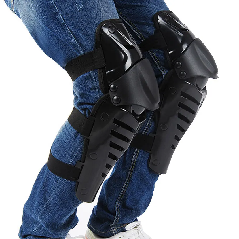 Части мотоцикла езда протектор мотогонок мотокросса внедорожный велосипед колено и налокотники охранники набор защитное снаряжение