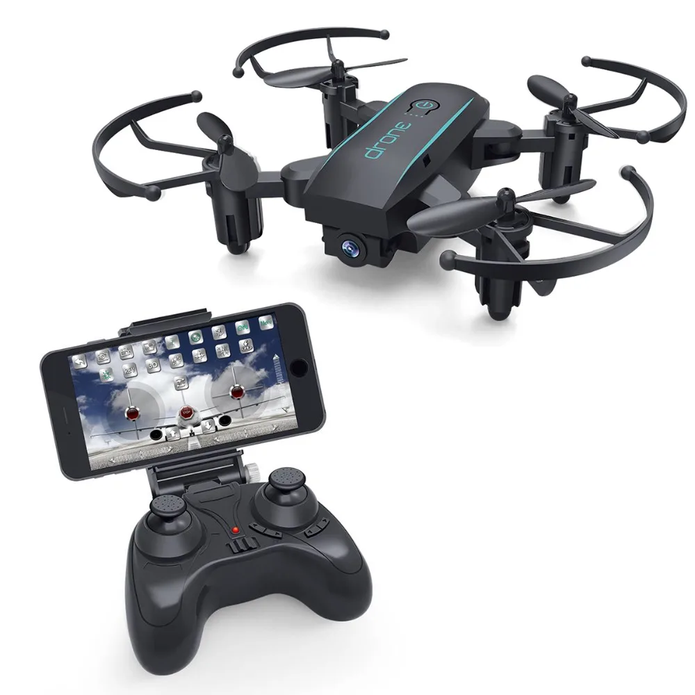 

RC Drone with 720P HD Camera X01HW Mini Foldable WIFI FPV Real-time High Range RC Helicopter quadcopter for Beginner