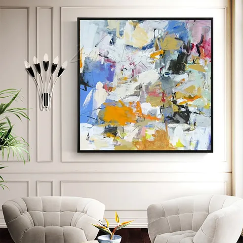 Pintados à Mão Pinturas a Óleo da Lona Pintura a Óleo Moderna da Parede Pictures para o Quarto Grande Barato Abstrata Decor Art