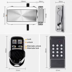 Беспроводной пульт дистанционного управления дверной замок Противоугонный замок автоматически умный бытовой дропшиппинг