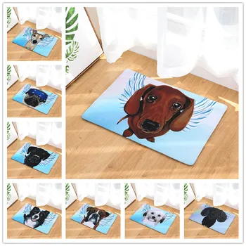 

New Arrive Door Mats for Entrance Door 20 Style Dogs Pattern Carpets Living Room Dust Proof Mats Home Decor Rugs 40x60 50x80cm