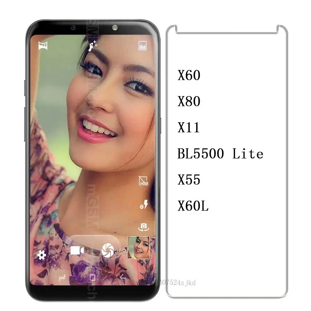 Doogee X60 X11 закаленное Стекло с уровнем твердости 9 H 2.5D Премиум Защитная Экран