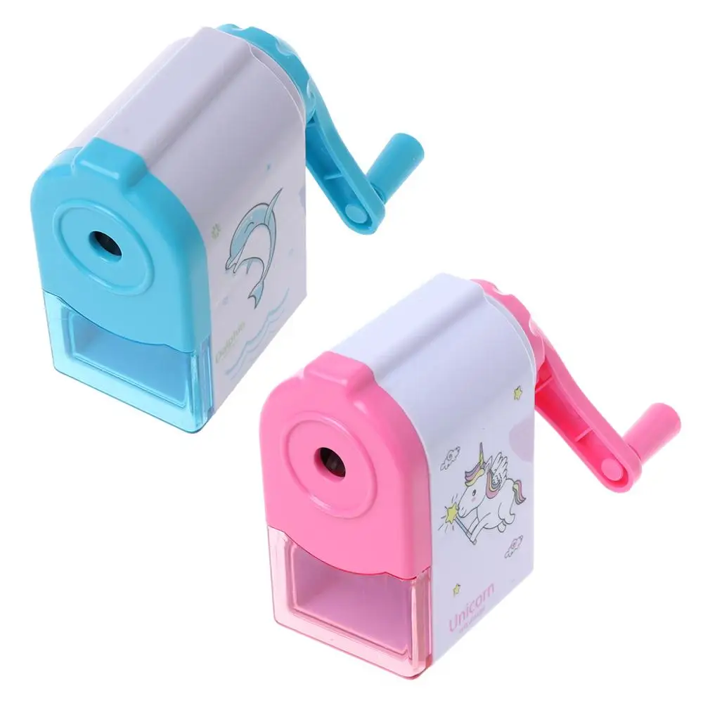 Hot Sale Hand Mechanical Pencil Sharpeners Cartoon Print Windmill