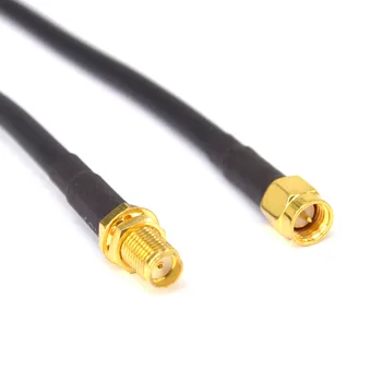 

10 Pieces Low Loss SMA Female to SMA Male Extension RG58 Coaxial Cable Connector 20CM
