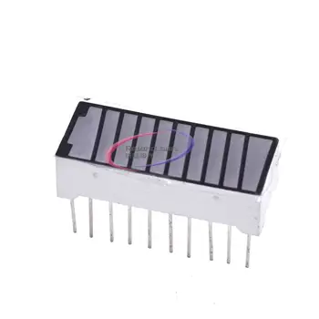 

5pcs 10 Segment 4 Color LED Light Battery Level Bar Graph Power Display Indicator Module Red Yellow Green Blue Multi-color 5V