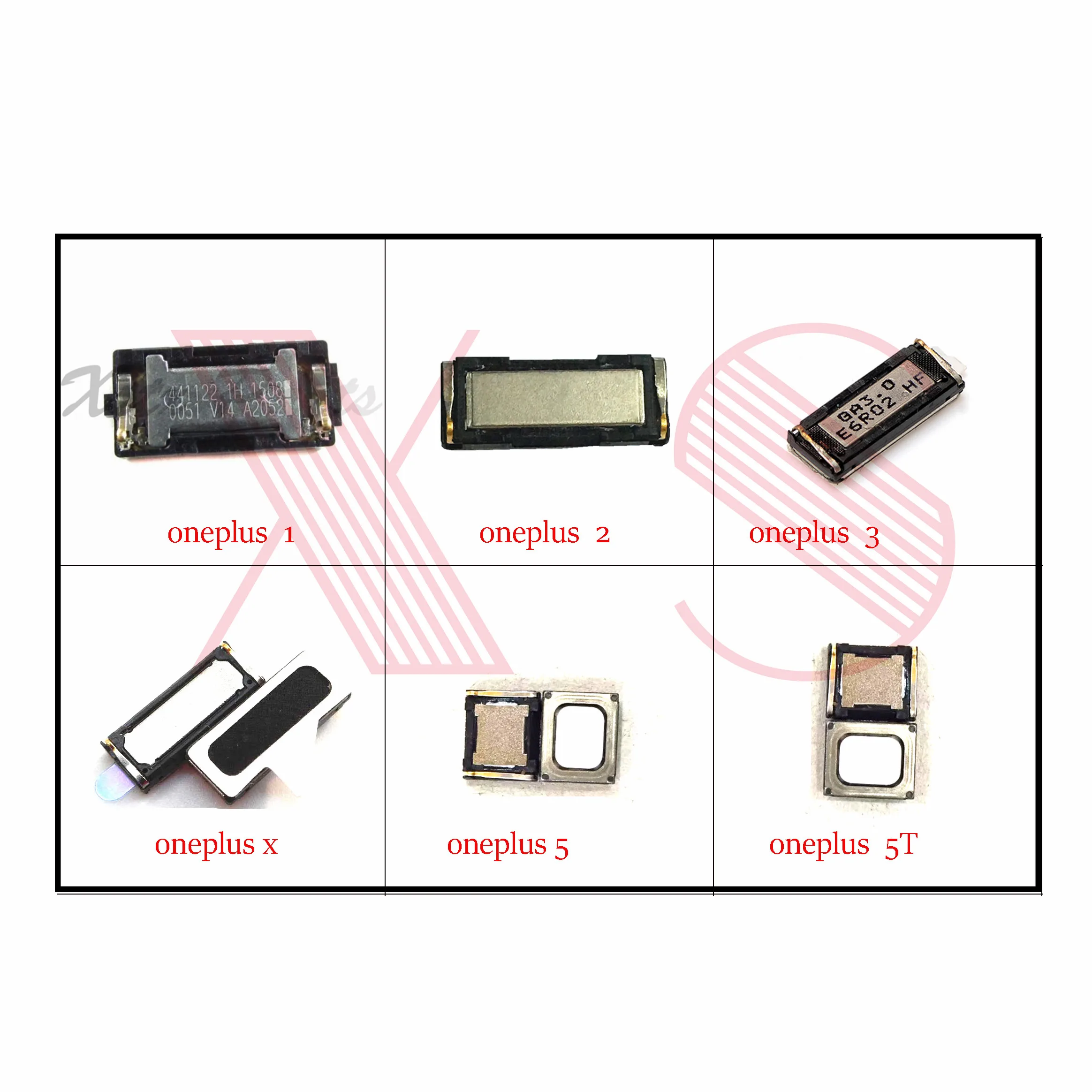 2pcs New Earpiece Speaker Earphone Ear Piece for 1+ Oneplus 1 2 3 3T X 5 5T 6 A1000 A2000 A3000 A5000 | Мобильные телефоны и