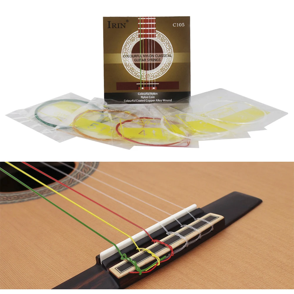 IRIN C105 Acoustic Guitar Strings 6pcs/set (.028 .043) Classical Guitar
