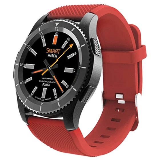 

DTNO.I G8 Smartwatch Bluetooth 4.0 SIM Call Message Reminder Heart Rate Monitor Smart watchs For Android Red