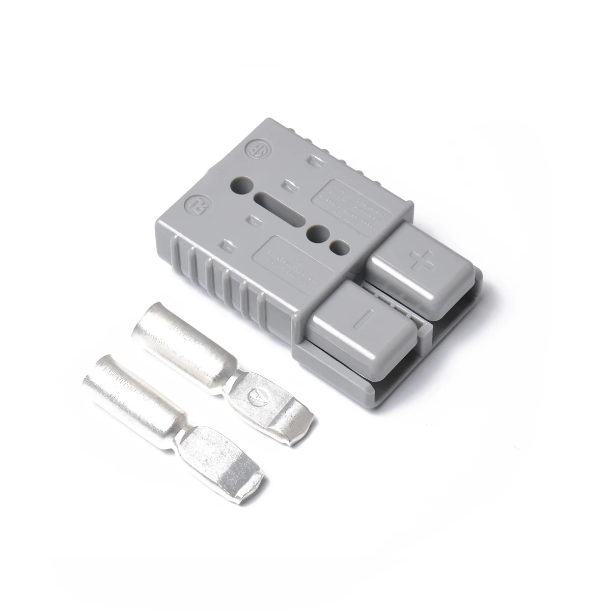 

175A 600V Premium Style Plug Exterior Connector DC Power Solar Caravan with 2 Contacts (Gray)