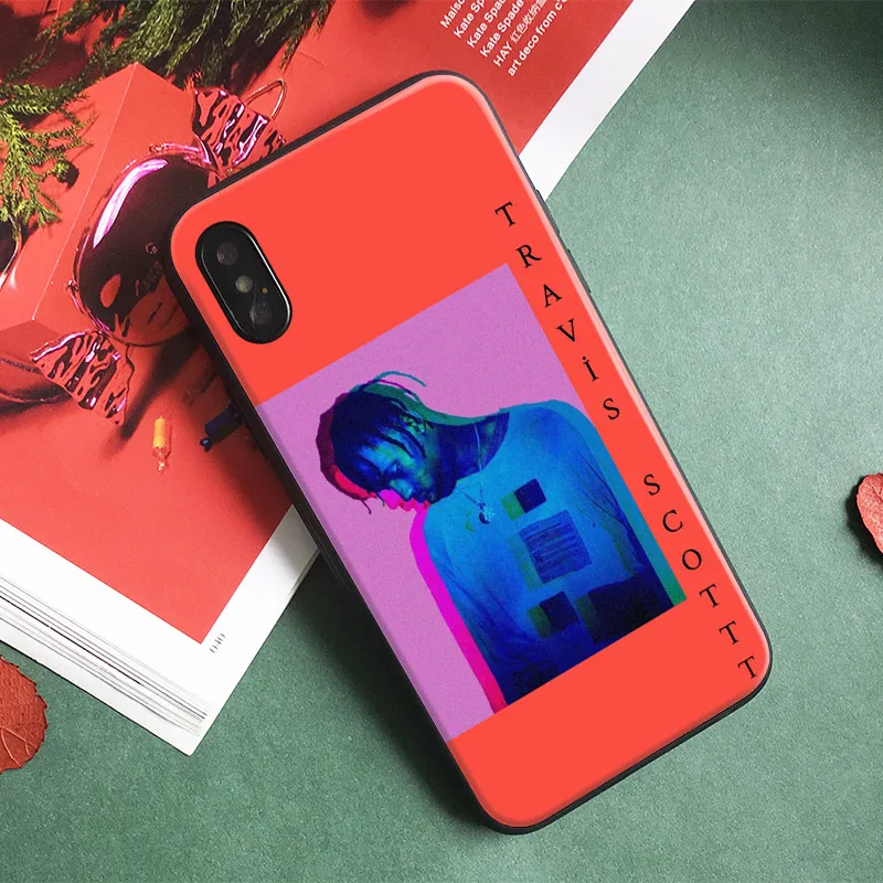 

Travis Scottt Rapper Soft Silicone Phone Case Cover Shell For Apple iPhone 6 6s 6Plus 6sPlus 7 8 7Plus 8Plus X