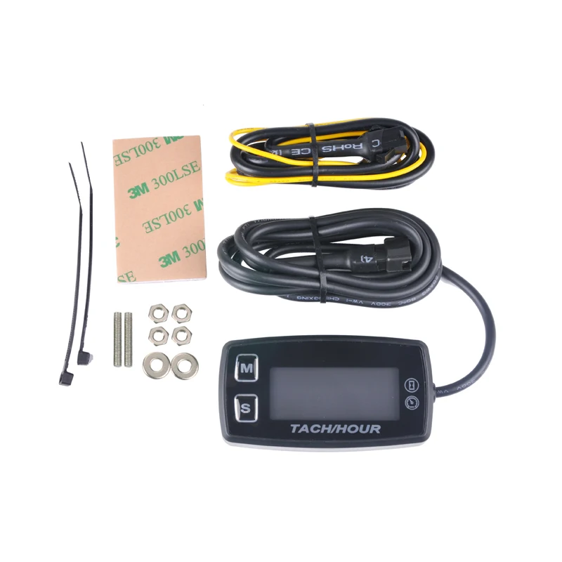  Runleader LED Tach Hour Meter HM035L thermometer voltmeter temperature meter for marine dirt quad b - 32732603921