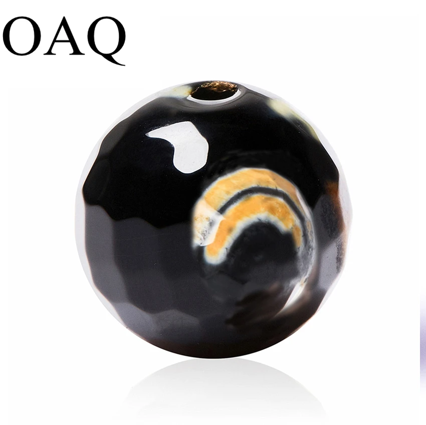 

Wholesales Facet Onyx Beads For Jewelry Making 8-10mm Yellow Dragon Vein Natural Stone Carnelian Beads