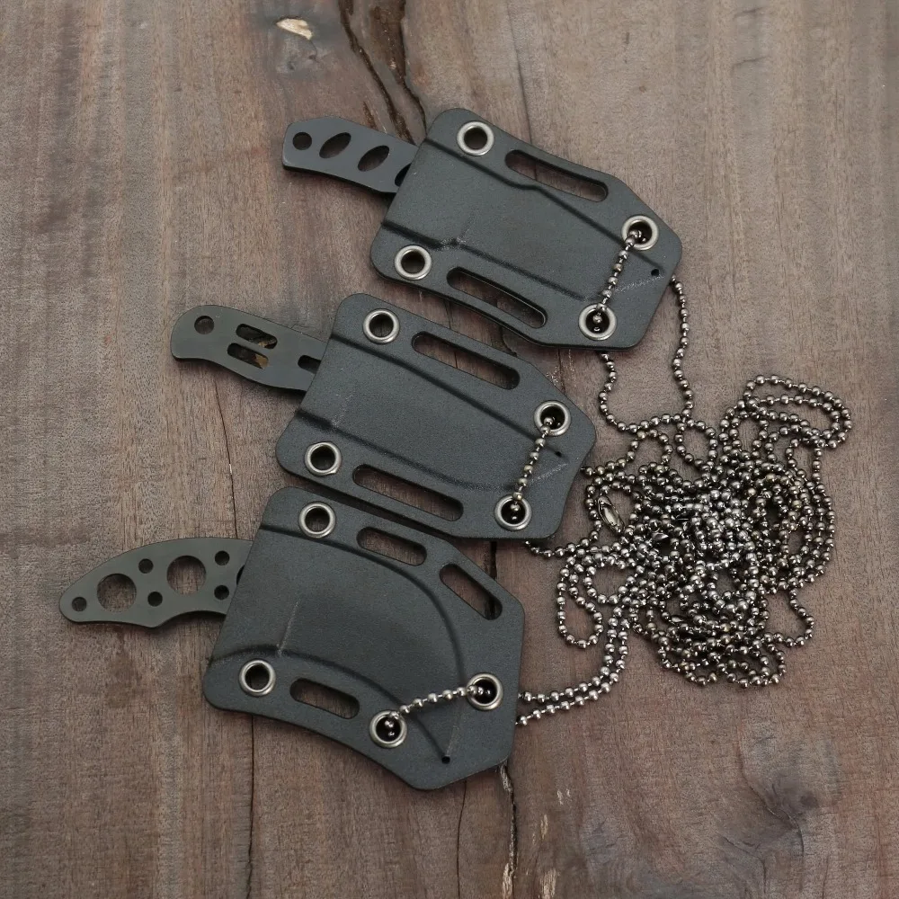 GODFUR мини висячий шейный нож фиксированное портативное ожерелье Подарочный Карманный прямой нож маленькие походные охотничьи ножи для выживания