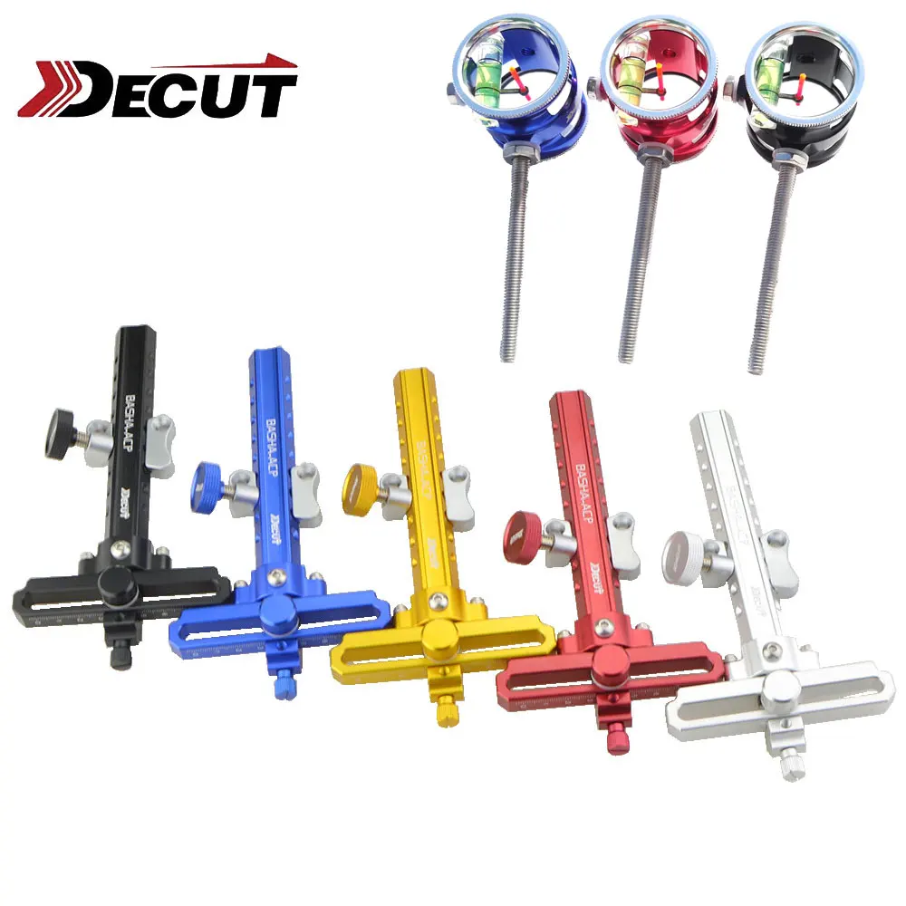 

1Set DECUT Archery BASHA-ACP Compound Bow Sight 4x /6x/8x Lens Aluminum Alloy Compound Bow Hunting Shooting Accessories