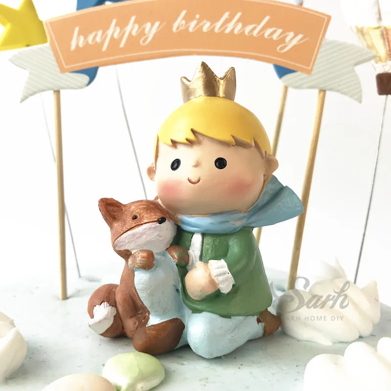 Прекрасный Маленький принц для детей; украшение торта на день рождения; украшения для торта; вечерние украшения; Supliy Boy Kid; Феи для выпечки; прекрасные подарки