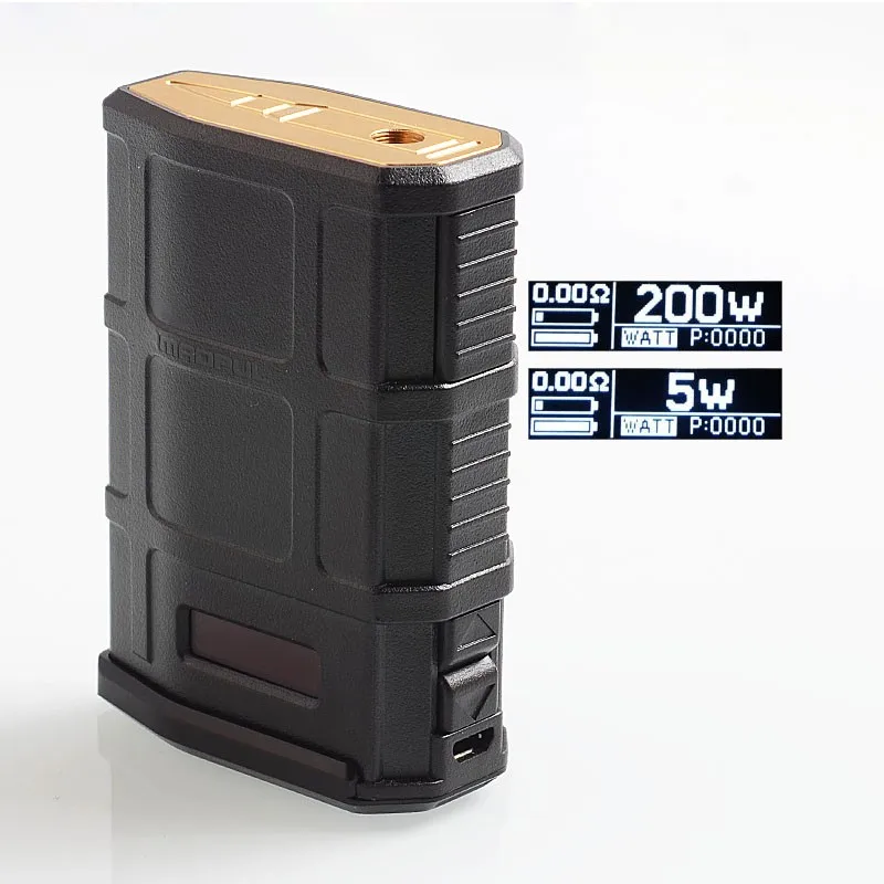 Оригинальный холодный пар Madpul 200 Вт VV/VW Двойной 18650 переменной мощности коробка Vape
