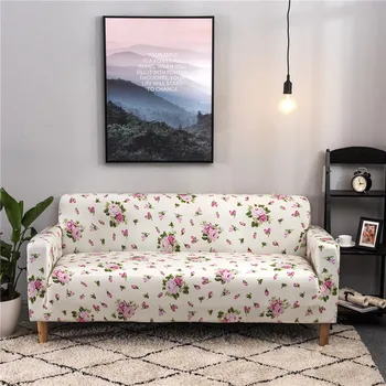 

Elastic Spandex Sofa Cover Tight Wrap All-inclusive Couch Covers for Living Room Sectional Sofa Cover Patio Furniture Protector