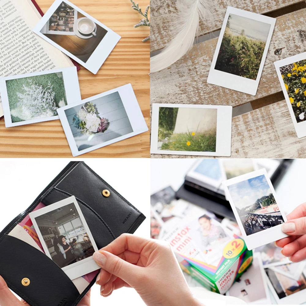 100 листов Fujifilm Instax Mini пленка белая фотобумага для Fuji Instant 11 9 8 7s 25 90 камера +