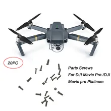 10pcs/20pcs Upper Middle Bottom Cover Screws For DJI Mavic Pro Drone 80518 drop shipping