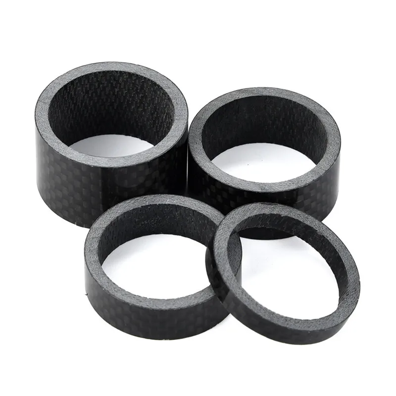 

1/8inch Carbon Fiber Bike MTB Headset Stem 5/10/15/20MM Washer Spacer Set Kit Safety & Survival Z0718