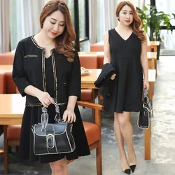 Las Mujeres Más el Tamaño Xl-4Xl Vestido Se Adapta a Dos Piezas Ol Trajes Vestido + Blazers Primavera Longitud de la Rodilla Tres Cuartos / Manga Larga Conjuntos de Oficina Las Mujeres Más el Tamaño Xl-4Xl Vestido Se Adapta a Dos Piezas Ol Trajes Vestido + Blazers Primavera Longitud de la Rodilla Tres Cuartos / Manga Larga Conjuntos de Oficina