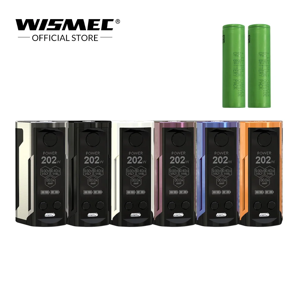 [Official Store]Original Wismec Reuleaux RX GEN3 Dual Mod Box With 3pcs of 18650 Battery Electronic cigarette vape mod