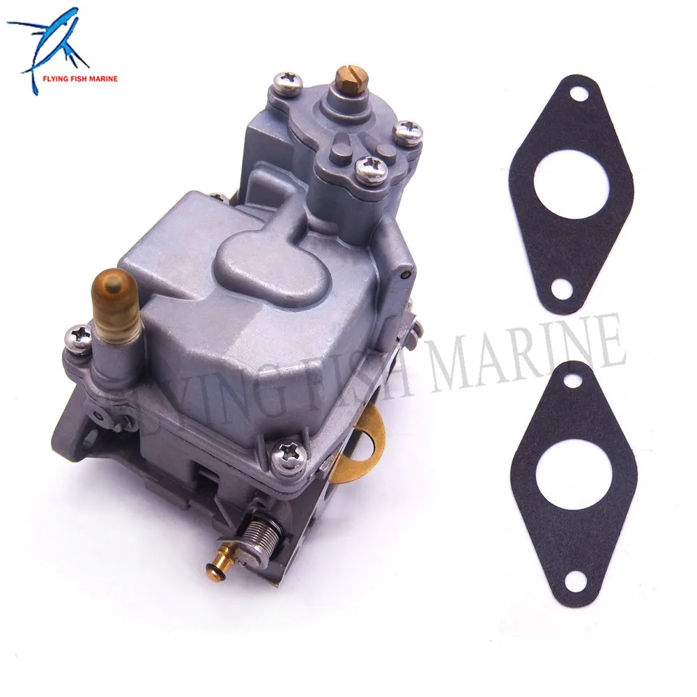 

Outboard Motor 66M-14301-12 Carburetor Assy 66M-13646-00 Gaskets (2 pcs) for Yamaha 4-stroke F15 Electric Start 15hp Boat Engine