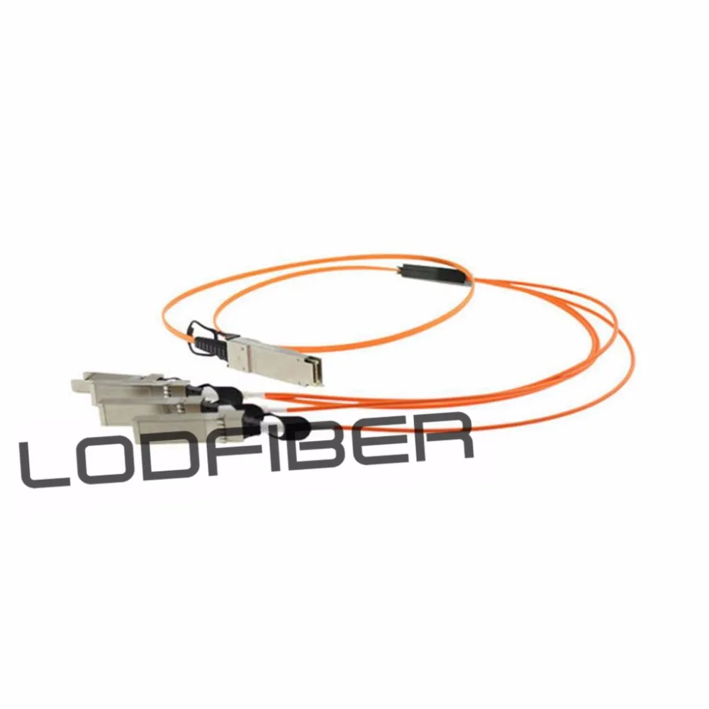 25 м (82ft) Avago AFBR-7IER25Z совместимый 40G QSFP + до 4x10G SFP прорыв активный оптический кабель |