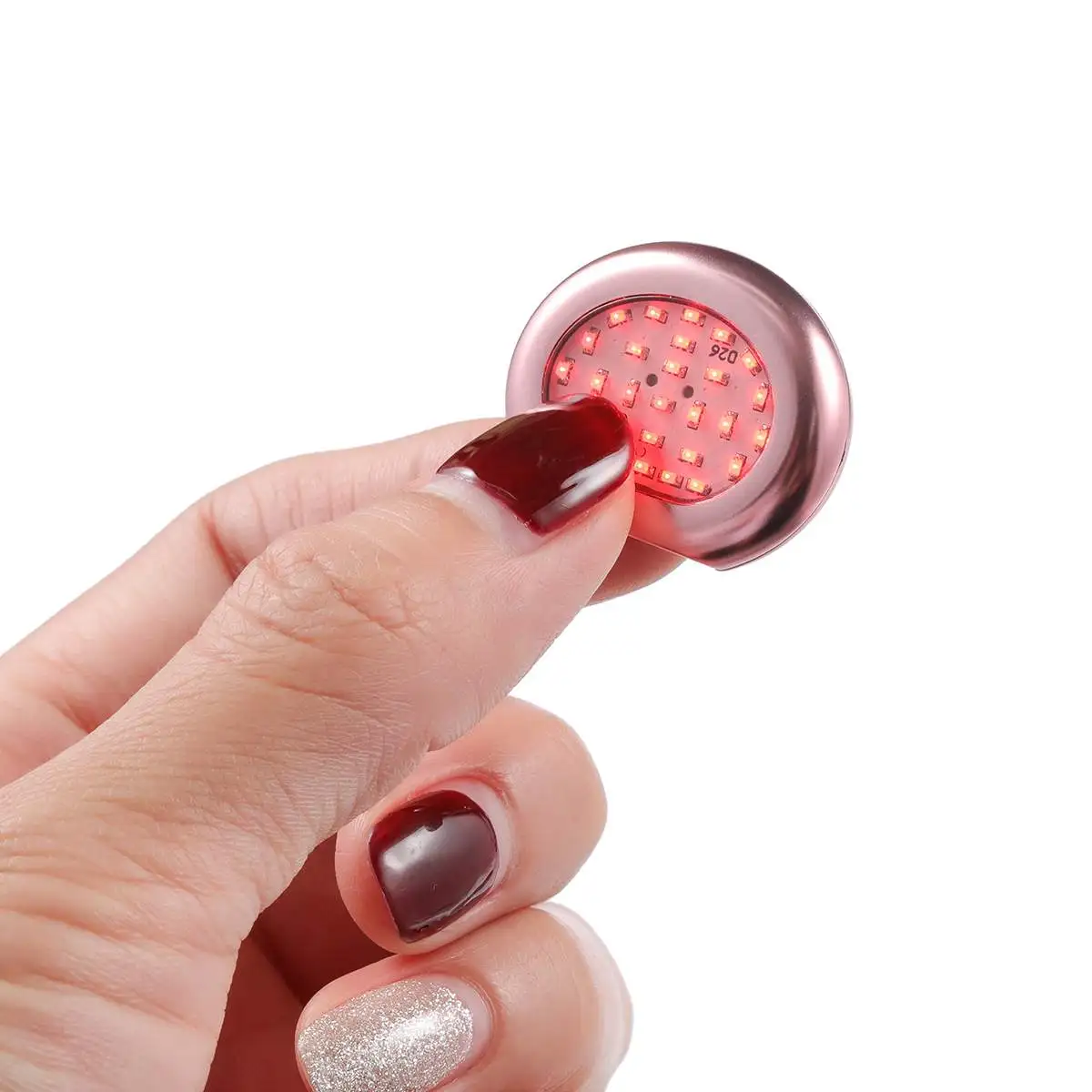 Portable Mini Red Light Massager Anti Wrinkle Eye Massager Eye Beauty Instrument USB Rechargeable Eye Care Electric Massager