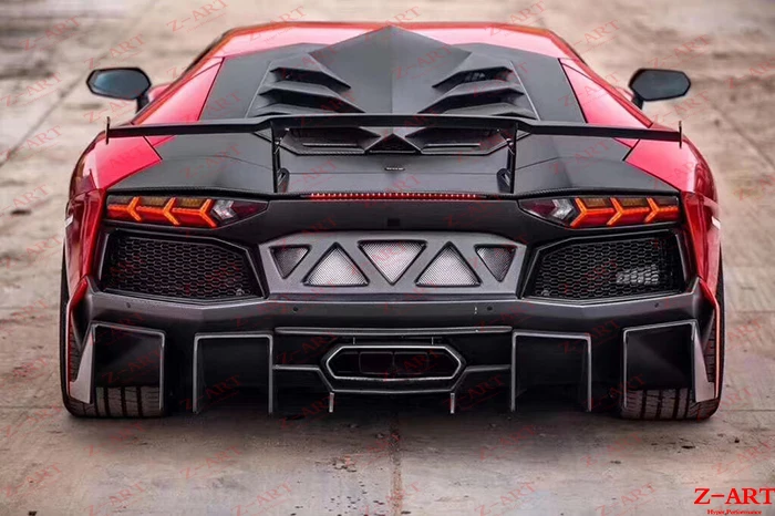 Заднее крыло из углеродного волокна для Lamborghini шторка 2011 2018 сухой задний спойлер