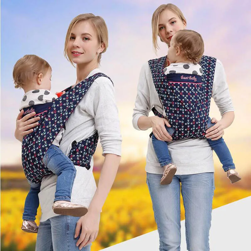 

3-24M Footprint Design Sling Baby Wrap Carrier Front Kangaroo Baby Carrier Wraps Backpack Ergonomic Manduca Backpacks Carriers