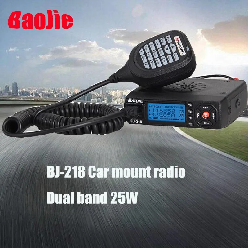 Автомобильный иди и болтай Walkie Talkie радио Comunicador baojie bj-218 Dual band радиостанции для дальнобойщиков полиции equipmentwalkie-рации автомобиля