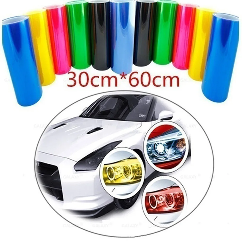 

New Auto Car Smoke Fog Light Headlight Taillight Tint Vinyl Film Sheet Sticker