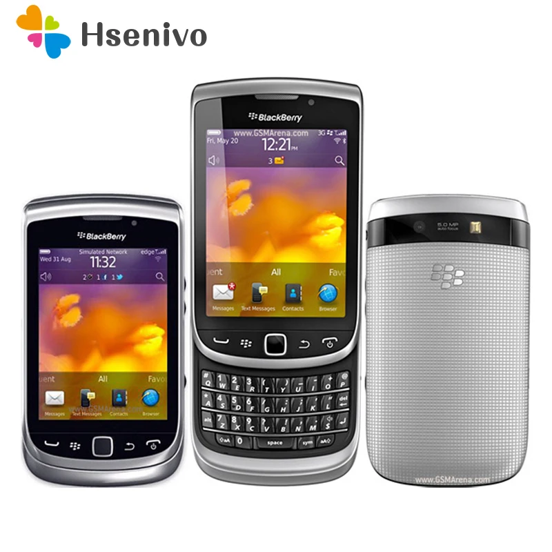 Оригинальный фонарь BlackBerry 9810 мобильный телефон разблокированный смартфон 3G Wi Fi