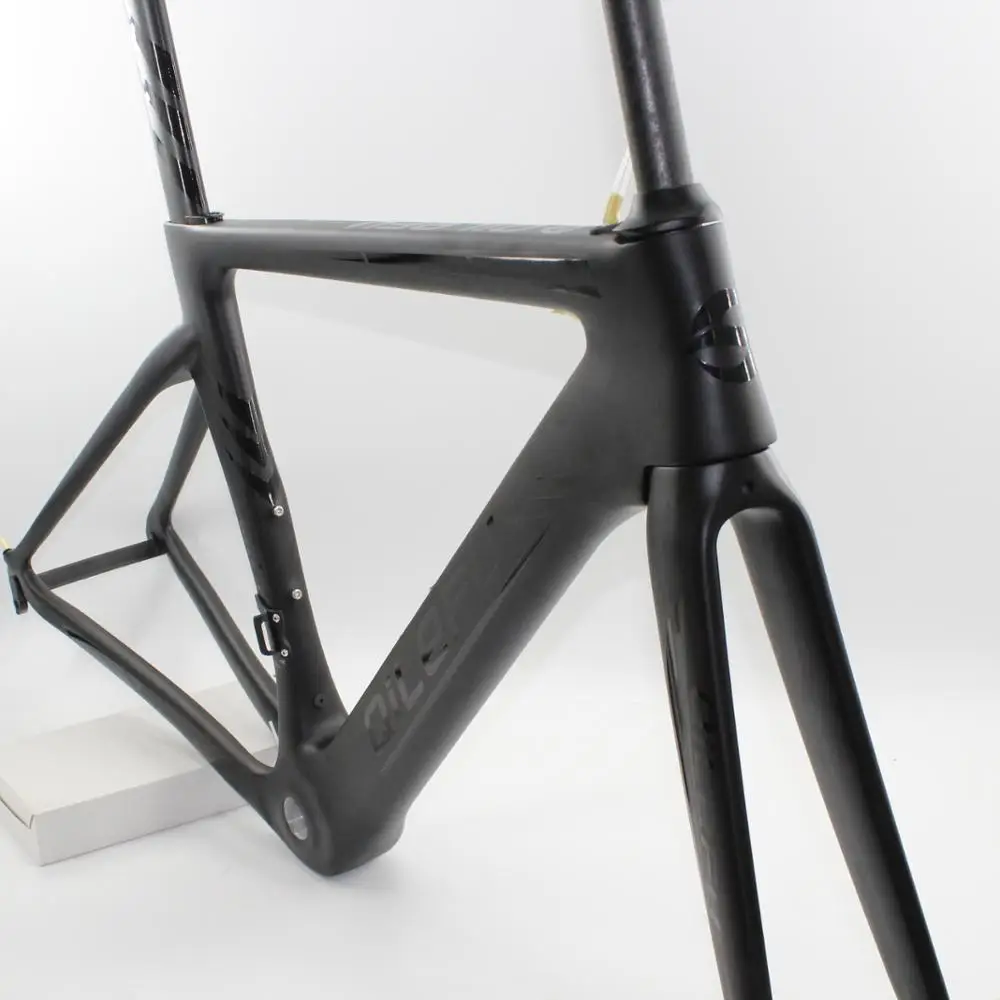 Абсолютно матовый+ глянцевый логотип QILEFU 700C гоночный дорожный велосипед UD полностью из углеродного волокна велосипедные рамы вилка подседельный штырь гарнитуры