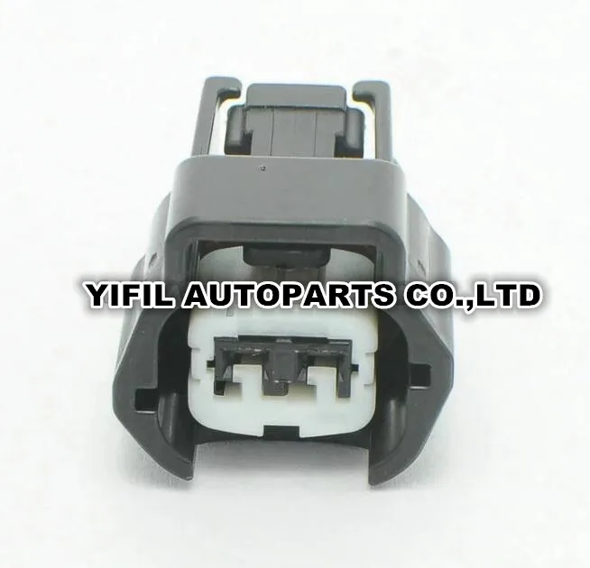 

5/10/20/50/100pcs/lot 2 Pin/Way Black Auto Waterproof Wiring Electrical Fuel Injector Connector Plug For Nissan 6189-0773