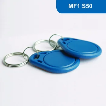 

KT03 RFID Key Tag RFID Key Fob NFC Tag ISO14443A 13.56MHz for access control 1KBYTE R/W with M1 S50 Chip Free Shipping
