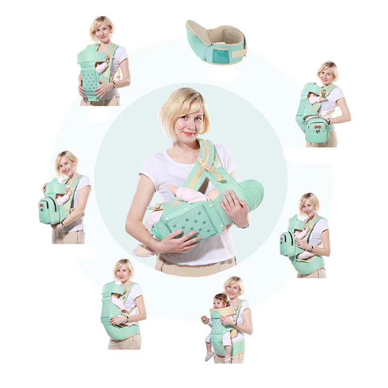 Переноска для малышей, слинг для младенцев, эргономичный рюкзак, набедренное сиденье для новорожденных, детская мягкая сумка, сумка-кенгуру с сумками для мам BB3031