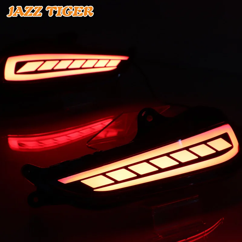 JAZZ TIGER 2 шт. Многофункциональный Автомобильный светодиодный задний