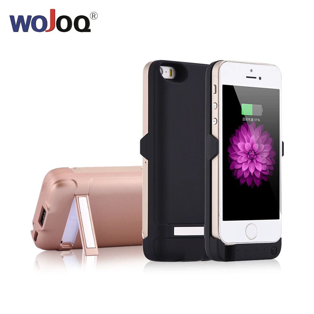 

Portable Backup External Battery Charger Case Power Bank Pack Charging Cases Cover For iPhone 5 5S SE 4200mAh Battery case