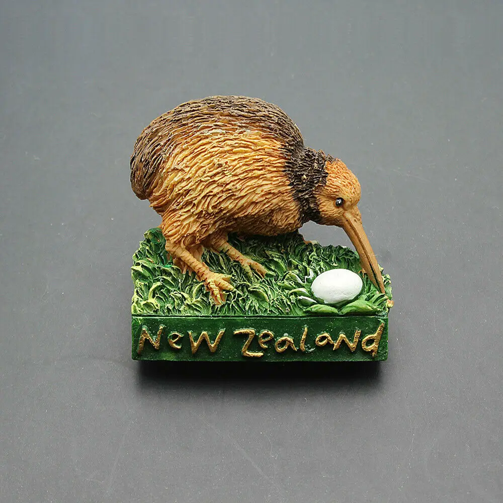 

New Zealand Tourist Travel Souvenir 3D Resin Kiwi Refrigerator Magnet Craft GIFT IDEA Home Decor