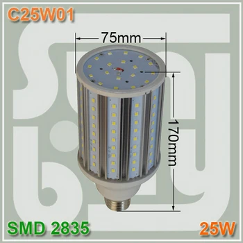 

Free shipping Aluminum corn light 25W 360 degree E27 SMD2835 LED bulb lamp 25W corn light two years waranty